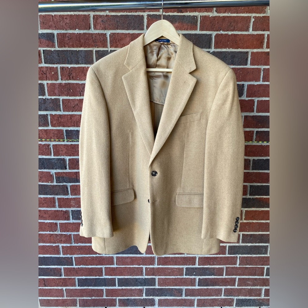 Vintage Ralph Lauren x Dillard’s 100% Camel Hair Coat 40R